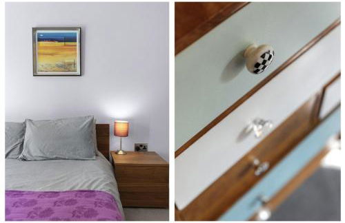 King beds apartment with en-suite, private balcony and elevator by iconic Portobello Market - Foto 5