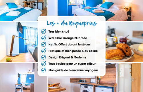 Le Roqueprins - Netflix/Wi-Fi Fibre/Terrasse - Foto 15