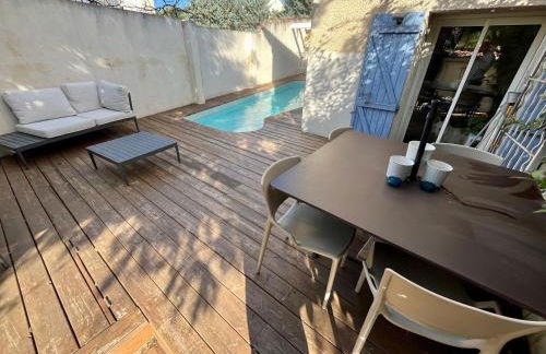 Villa Jardin piscine proche Centre-ville 10 mn des plages - Foto 6