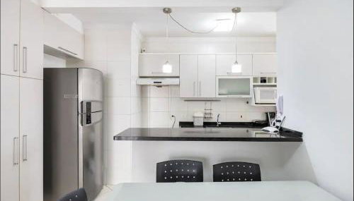 Canto nobre da Praia Grande - Apartamento completo e confortável - Foto 3