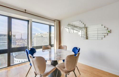 Paris luxury Apartment 75m2 with Eiffel Tower View, metro 1 min, parking - Foto 12