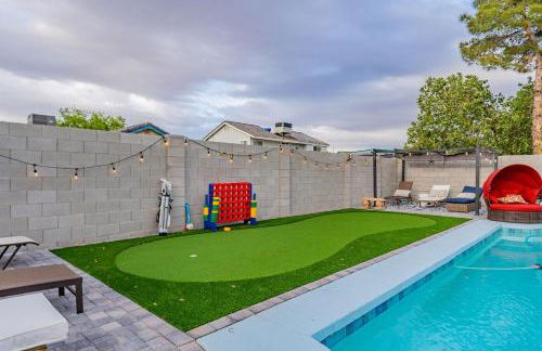 Family Fun 4-bedroom house House with Free Heated Pool & Hot Tub & Game Room & Mini Golf in Chandler - Foto 37