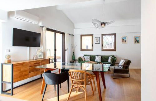 #11 Alex suite terrace parking AC 2 BDR 5mins to sea - Foto 15