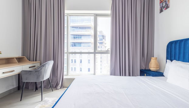 SuperHost - Exclusive 25th Floor Retreat with Marina Views - Foto 5, Habitación