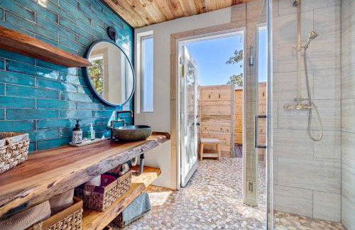 Romantic Tiny Luxury Retreat w heated pool, sauna n outdoor shower in Wimberley 10 acres - Foto 28