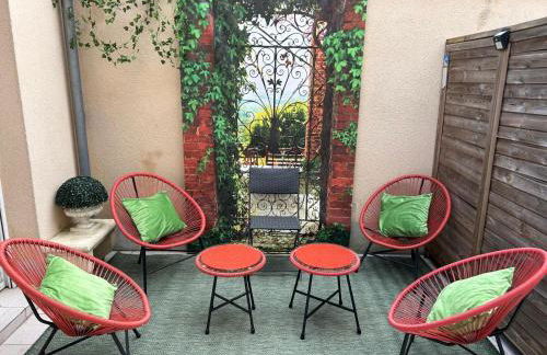 LES JARDINS DE MA-MANS Maison cosy centre Le Mans PARKING privé gratuit - Photo 48