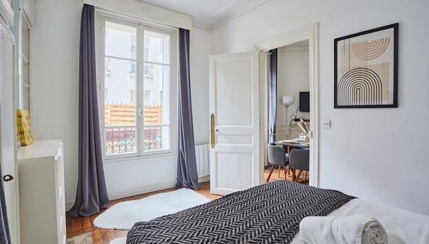 Superb Eiffel Tower Terrace Apartment - Foto 3, Habitación