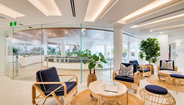 Zona de estar del vestíbulo