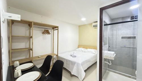 Flat funcional mobiliado com cozinha com WC ap101 - Foto 2