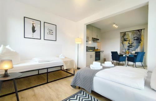 Bright Apartment für bis zu 5 Erlangen - Foto 23