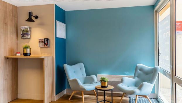 Zona de estar del vestíbulo