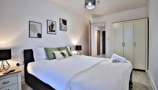 Manchester - 2-bed Apartment - Sleeps 4 - Wifi - Foto 2, Habitación