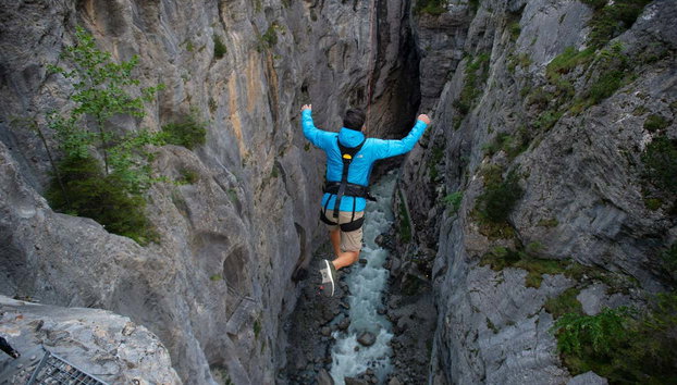 Canyon swing al Glacier Canyon - Foto 5, Only the brave!