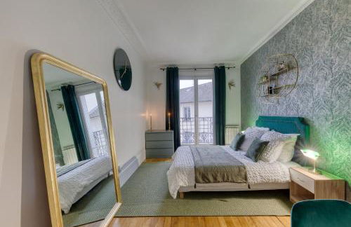 -L'émeraude de Louis XVI- Idéal pour Couple-Solo-Pro 8min de Paris-1min de la gare - Foto 10