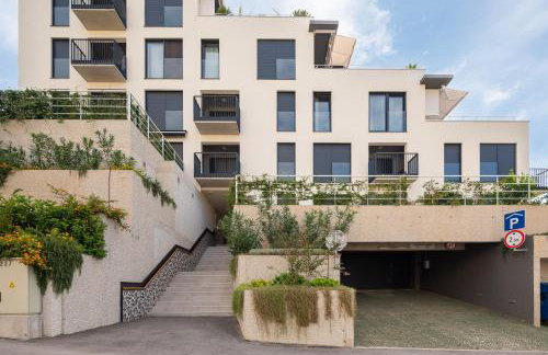 New LUXURY apartment with sea view and PRIVATE heated pool, 50m from the beach - Foto 45