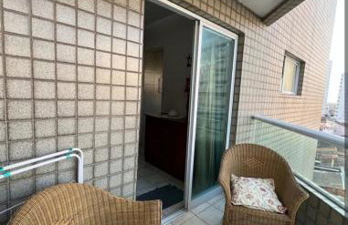 Apartamento na Praia Grande Vista ao Mar 1 quarto 100m da Areia - Foto 20