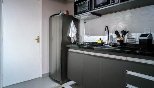 Studio Charmoso SP Expo Aeroporto - Foto 3, stove, toaster