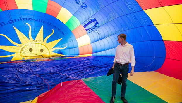 Ready to fly over Vilnius