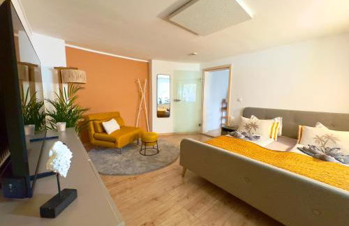 Appartment mit Garten im Beachhouse am Goitzschesee - strandnah & gemütlich - Foto 1