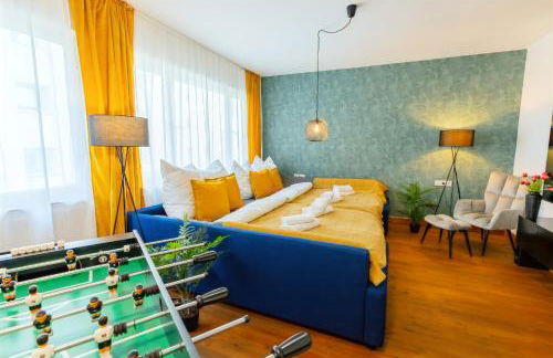 THE BIG MÜNSTER für bis zu 12, Whirlpool, Sauna, zentral, Tischfußball, Balkon, Gasgrill - Foto 8