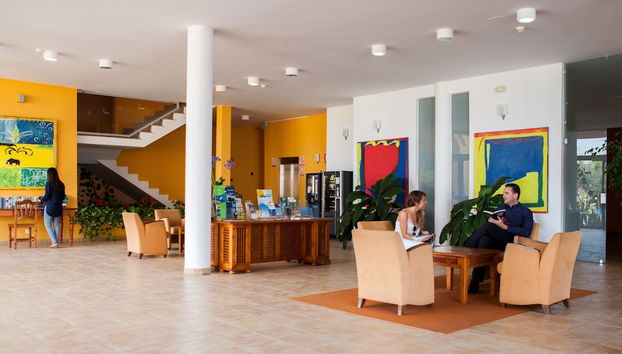 Sala de estar do lobby