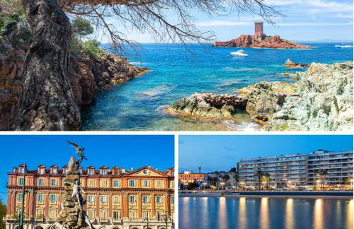 LE TERRACOTTA COTE D'AZUR - Proche PLAGE - Terrasse & Confort - CLIM - Parking et Wifi Gratuit- OFFRE SPECIALE - Foto 22