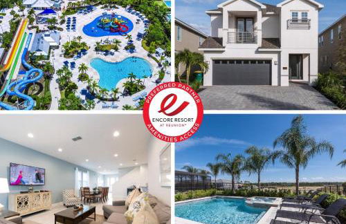 Modern Home Near Disney With Private Pool, Media Room And Waterpark & Resort Access At Encore Resorts Reunion - 7576Mr - Foto 1