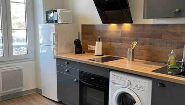 T2 4 pers face gare SNCF Appart Hotel le Cygne 2 - Foto 2