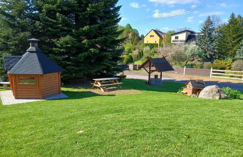 Zittau - Ferienwohnung Frieda mit Camping Familien, und Biker Hütten am Zittauer Gebirge - Foto 14