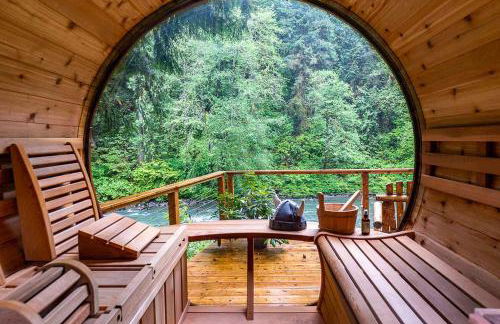 Luna's A-Frame - River & Spa - Foto 19