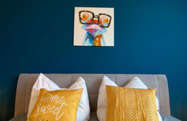 Blue Chili 16 Familienwohnung nahe Uniklinik - Boxspringbett Balkon Wlan - Foto 6