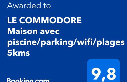 LE COMMODORE Maison avec piscine/parking/wifi/plages 5kms - Foto 42