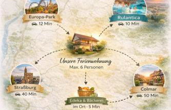 Große Familienwohnung nahe Europa-Park mit Terasse & Garten - Photo 12