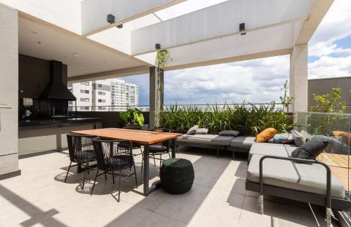 Studio com piscina e academia perto do metrô - Foto 11