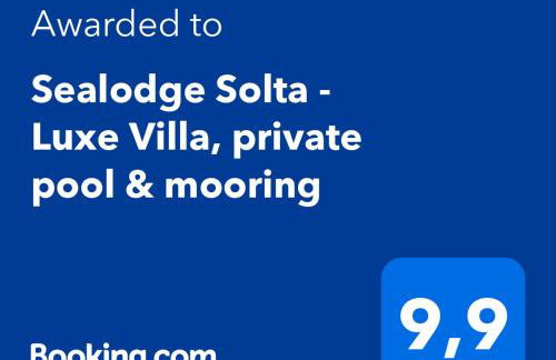 Dreamlodge - Luxe Dalmatian Villa, private pool, parking, mooring, breathtaking sea & mountain view, at 150 m from idyllic private beach - Foto 12