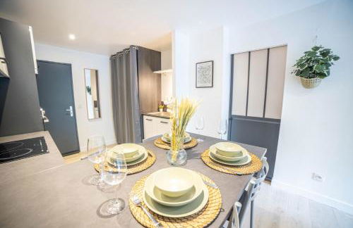 NEW Le Cocon-Clim-Vidéoprojecteur-Parking-Wifi-TOP PROS Conciergerie Montpellier - Foto 11