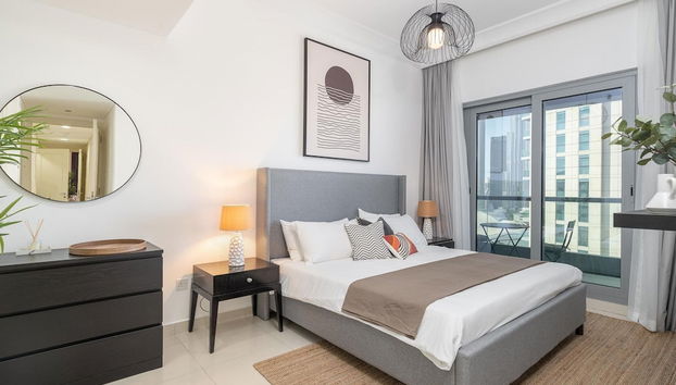 Dlx 21st Flr 3BR Pool/gym Near Mall by Belvilla - Foto 4, Habitación