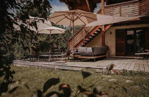 Superbe CHALET (14 personnes) & SAUNA au pied du Mont Blanc - Photo 62