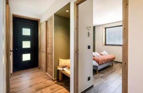 Chalet neuf, Jacuzzi, piscine privée mai-sept, pétanque, proche Paradiski - Foto 23