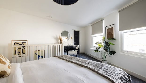 The Battersea Secret - Modish and Bright 1bdr Flat - Foto 5, Habitación