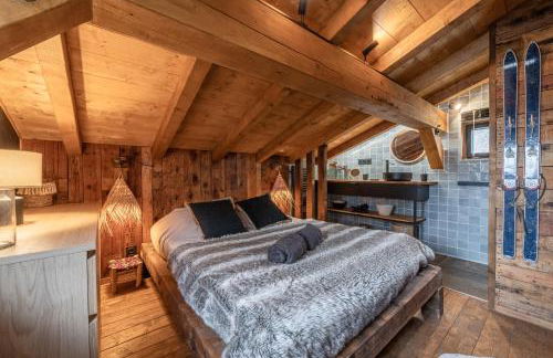 Chalet ski-in-out face au MontBlanc & Bain nordique - Foto 35