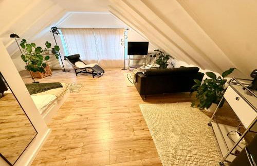 Rooftop Lounge Apartment 7 - Stilvoll wohnen nahe der Uniklinik Homburg - Photo 8