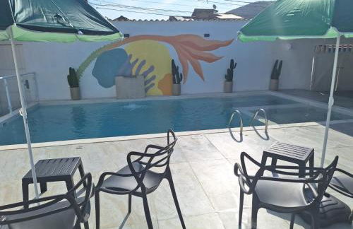 Residencial Caetano, Micro Casa com churrasqueira privativa e piscina do condomínio, infantil, adulto e hidromassagem - Foto 1