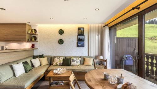 Studio skis aux pieds à Megève, animaux permis - FR-1-453-58 - Foto 2