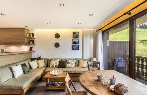 Studio skis aux pieds à Megève, animaux permis - FR-1-453-58 - Foto 2