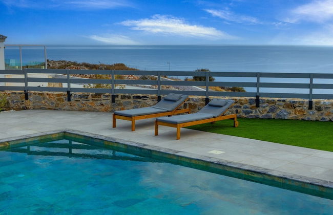 Gianna s Panoramic Seaview Twin Villas With Pools - Foto 50