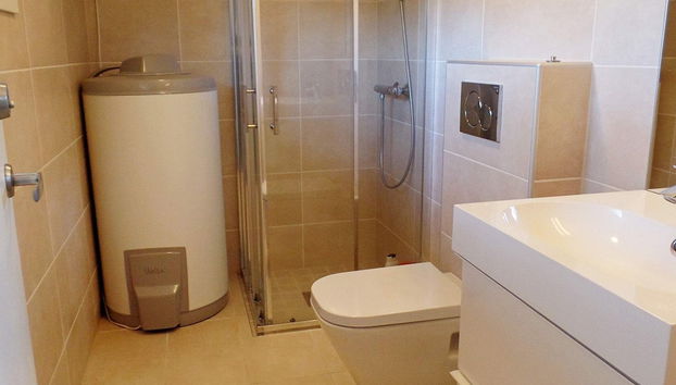 7 Person Holiday Home in Aros - Foto 5, Casa de banho