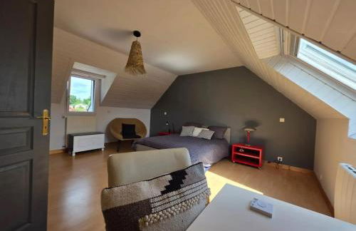 Maison familiale chaleureuse à Saint-Évarzec avec terrasse - Foto 29