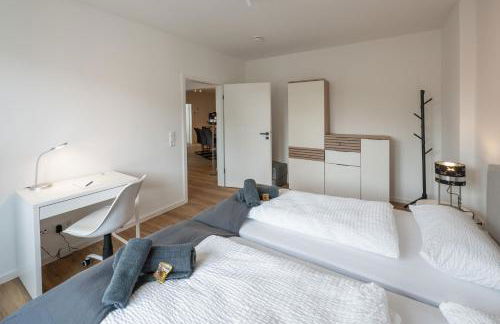 Captain's Nest - Stilvoll und modern, zentral in Hafennähe, inkl 2 Parkmöglichkeiten, 4 Schlafbereiche, 2 WCs, Arbeitsplatz, kleiner Balkon - Foto 18