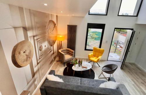 Duplex Design 6P - accès jardin et parking gratuit - Foto 10